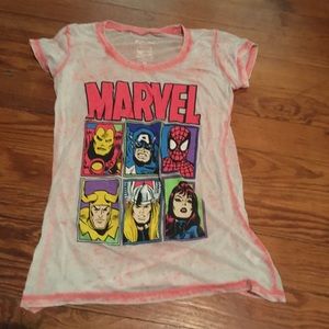 Pink Marvel T-Shirt
